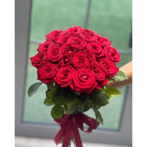 21 Ədəd Qızılgüldən Hazırlanan Gül Buketi