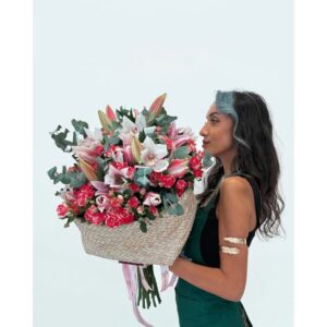 Premium Güllərdən Hazırlanan Gül Buketi